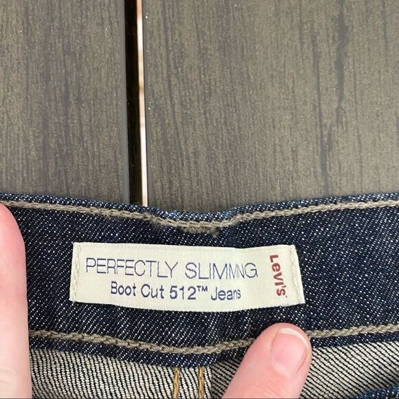 Levi’s NWT 512 perfectly slimming boot cut color: deep Melody size 12 p medium - Picture 3 of 8